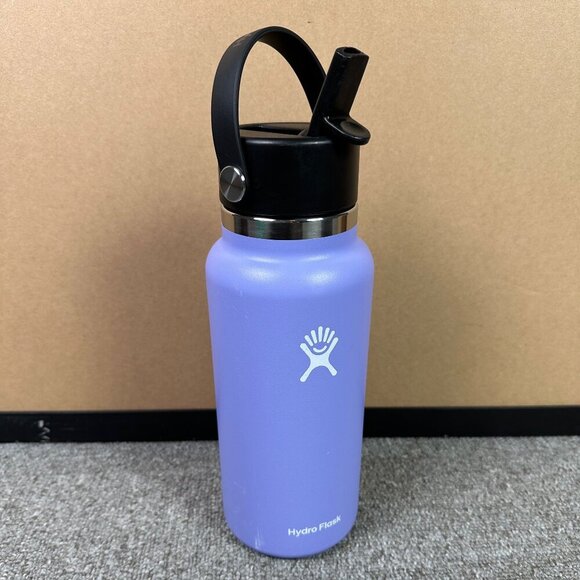 Hydro Flask Lavender Purple 32 OZ Water Bottle with Straw Top - Picture 1 of 7